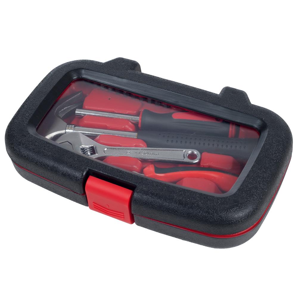 Juego de herramientas domésticas de 15 piezas Fleming Supply con estuche resistente 685322KJK
