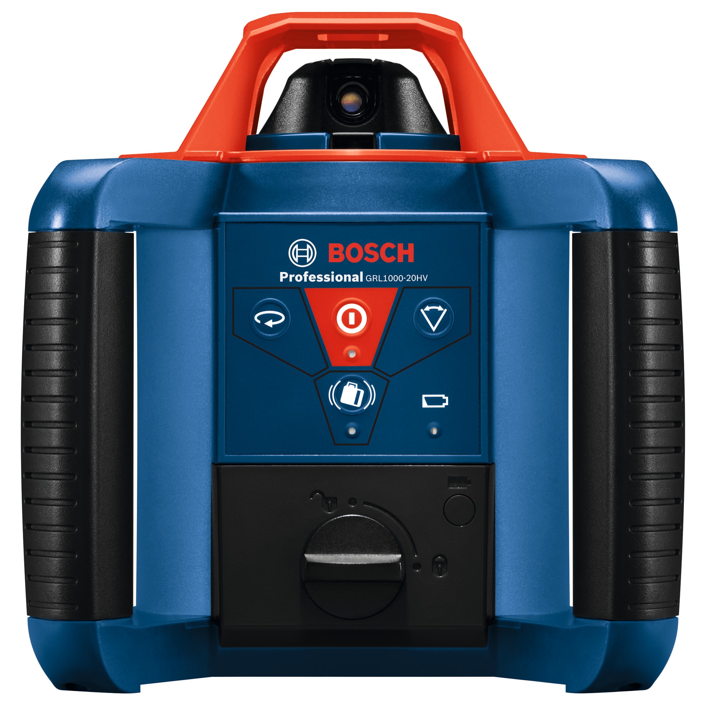 Kit de Nivel Láser Giratorio Autonivelante Bosch 360 grados GRL1000-20HVK con Alcance de 1000 pies en Rojo