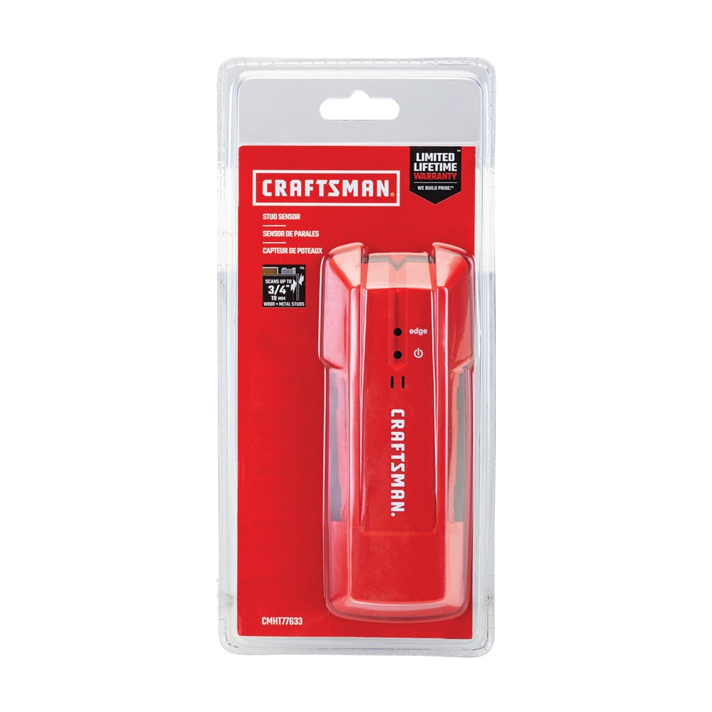 Buscador de montantes de metal y madera CRAFTSMAN 0.75 pulgadas de profundidad de escaneo CMHT77633