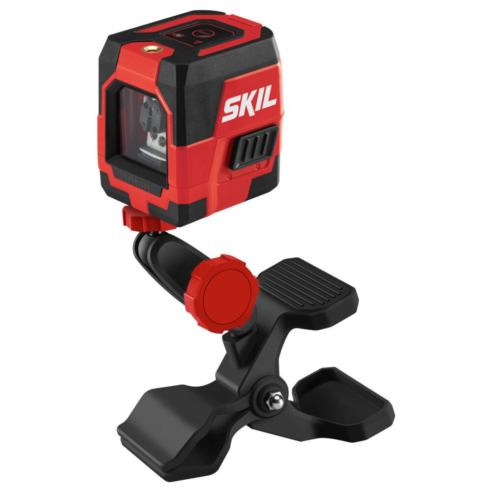 Kit de nivel láser de líneas cruzadas autonivelante rojo SKIL de 50 pies LL932301