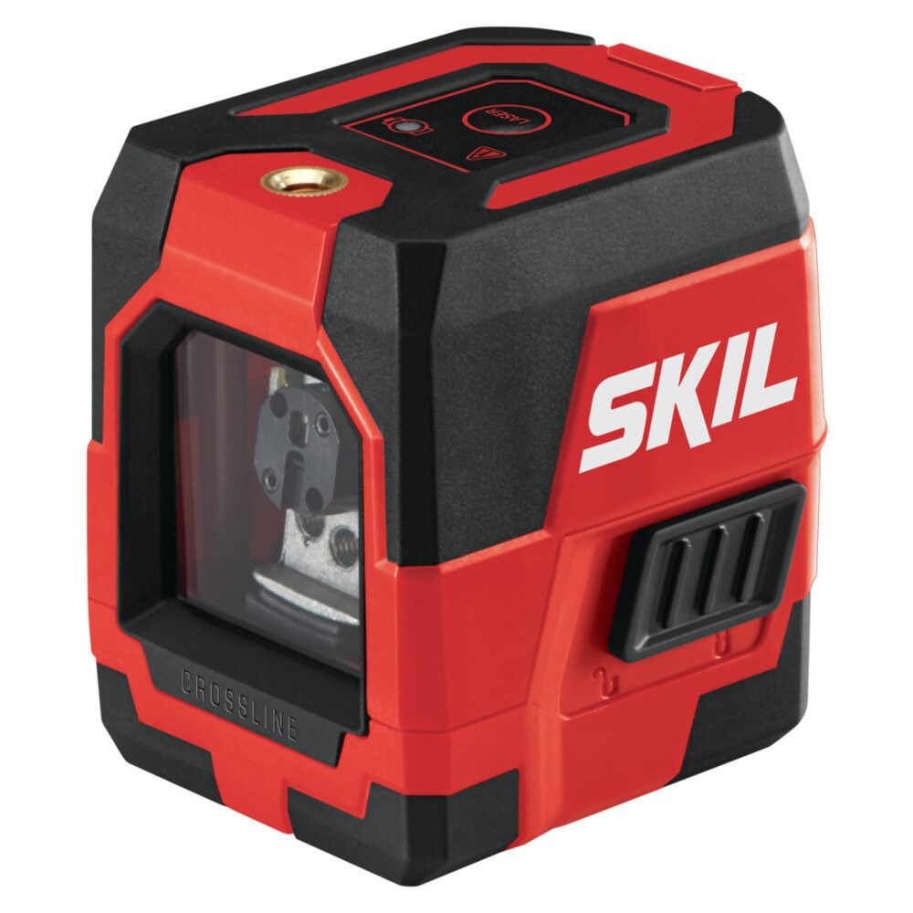 Kit de nivel láser de líneas cruzadas autonivelante rojo SKIL de 50 pies LL932301