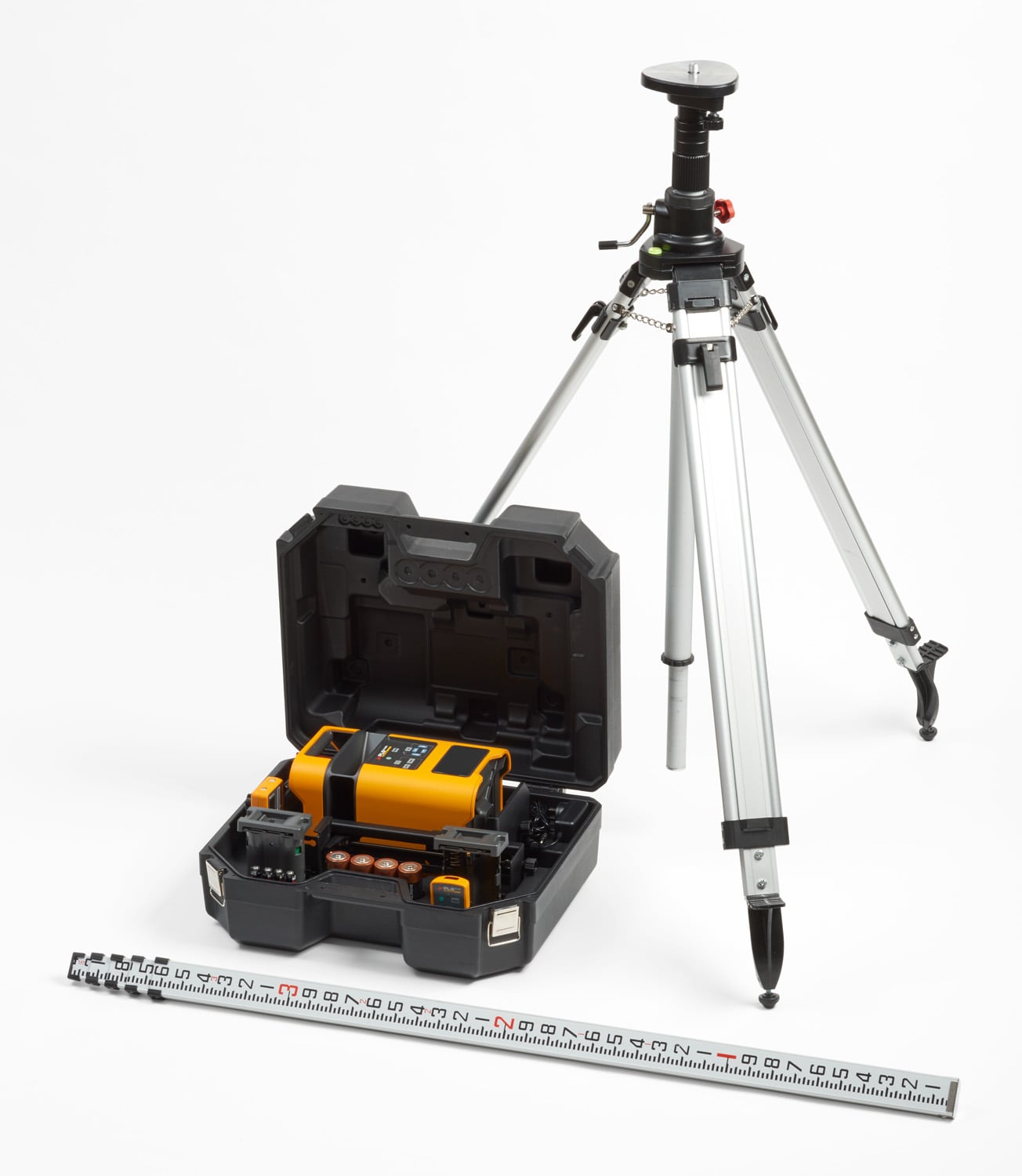 Kit de Nivel Láser Rotativo Autonivelante Rojo de 100 pies Pacific Laser Systems PLS HV2R.