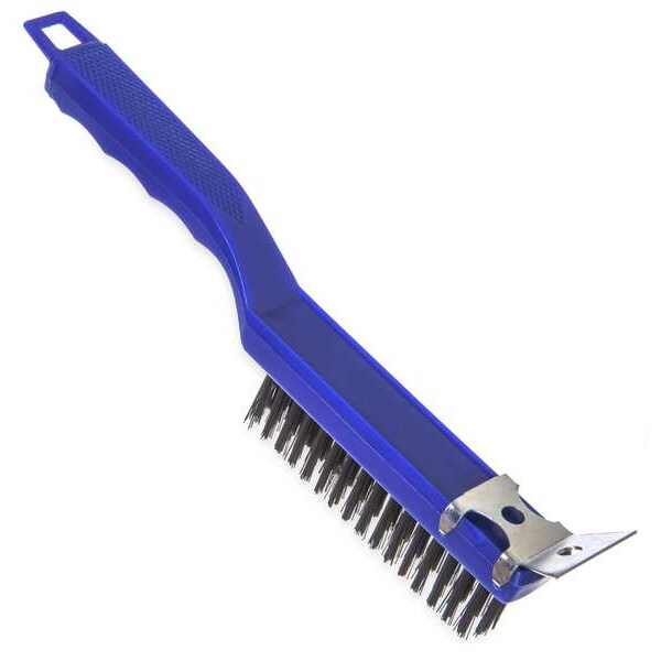Cepillo/Raspador para Grill Carlisle Foodservice, 11.4", Mango de Plástico - 4067100