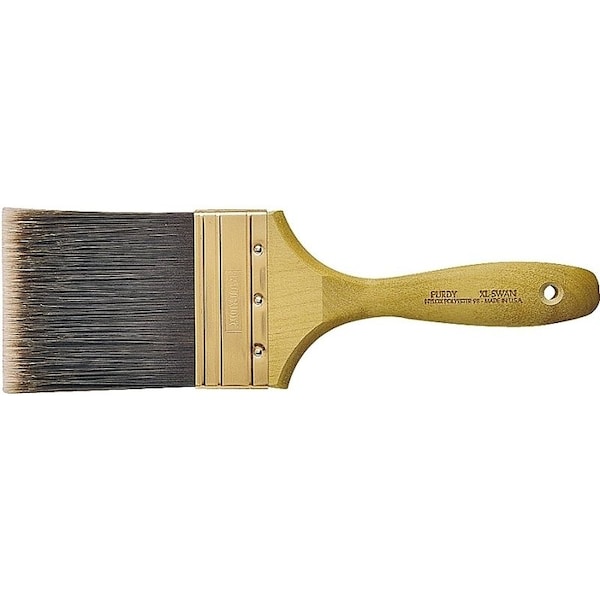 Brocha de pared cuadrada Purdy Swan Pro-Extra, mango de 5-3/4 pulgadas, mango en forma de cola de castor, virola de acero inoxidable - 144400740