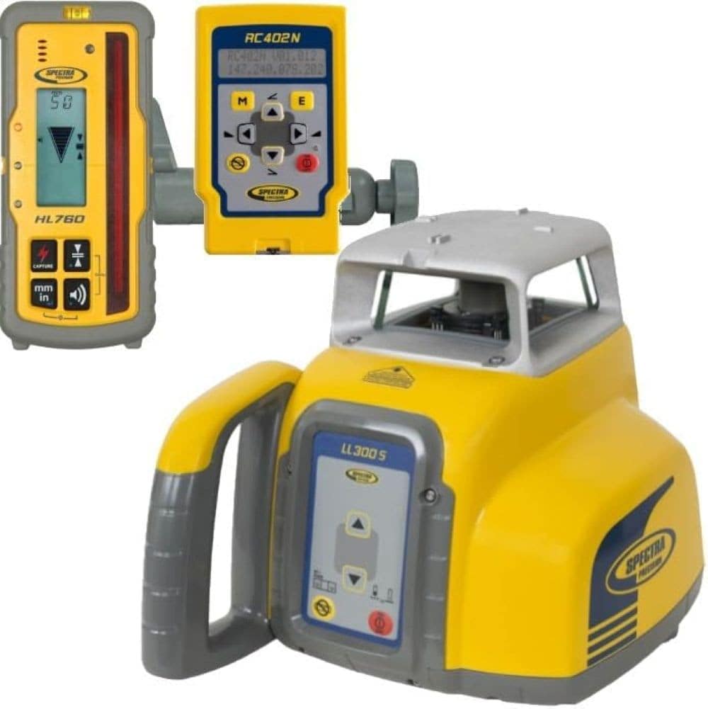 Spectra Precision Spectra Precision LL300S con Receptor HL760 Control Remoto RC402N + Batería Recargable 369595-NC