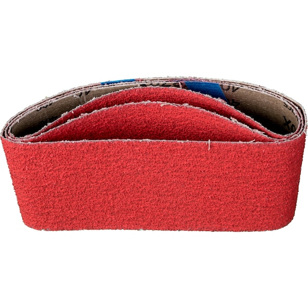 Pferd 3-1/2" x 15-1/2" Coated Portable Belt - Ceramic Oxide CO-COOL - 40 Grit - 49641