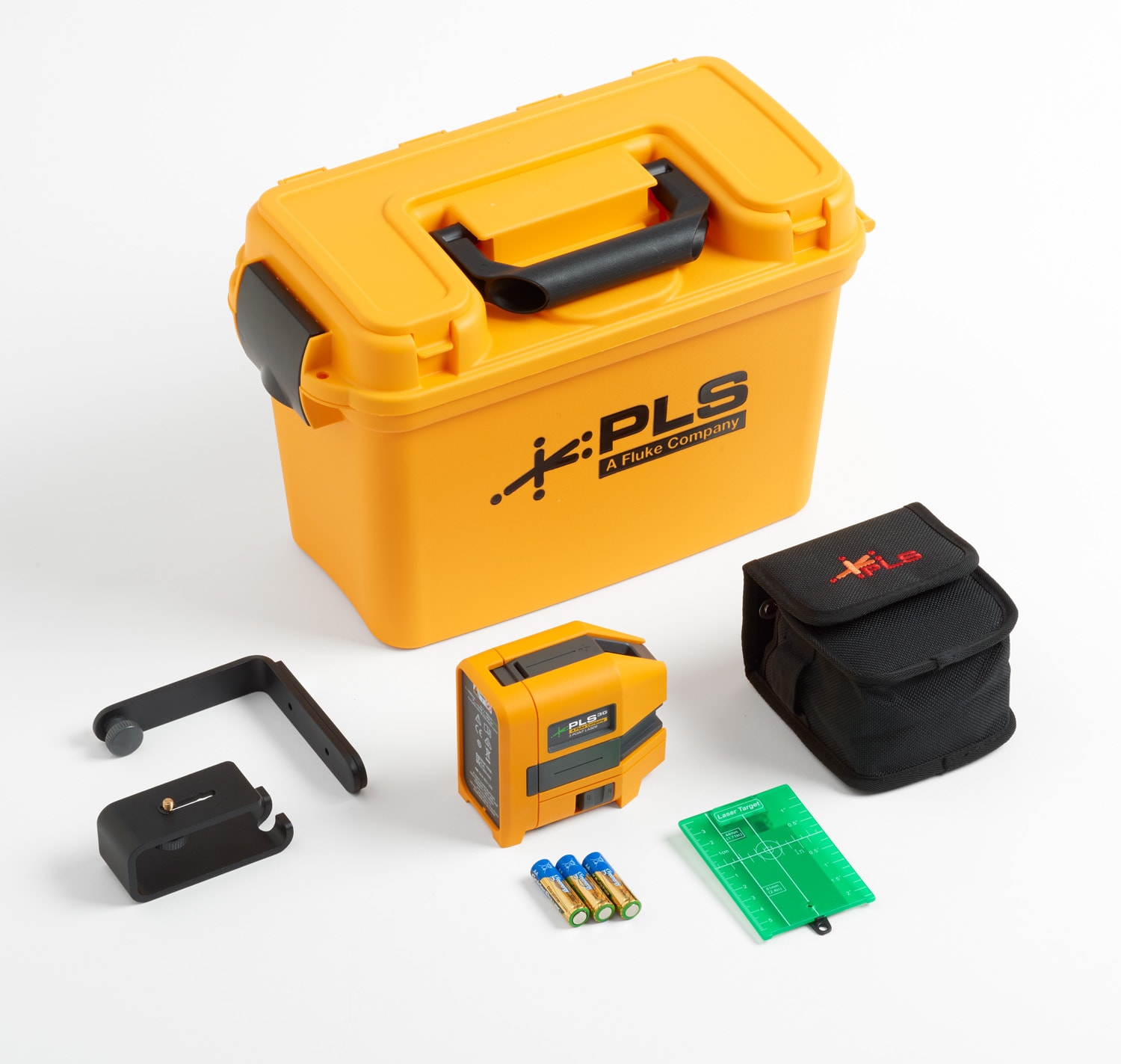 Kit de Nivel Láser Pacific Laser Systems 100 pies Verde de 3 Puntos Autonivelante PLS 3G KIT