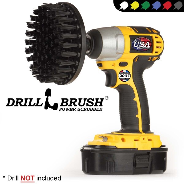 Accesorios Drillbrush para Barbacoa - Accesorios para Parrilla - Cepillo para Parrilla - Removedor de Óxido - 5IN-S-K-QC-DB