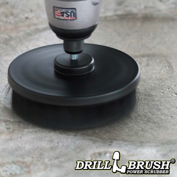 Accesorios Drillbrush para Barbacoa - Accesorios para Parrilla - Cepillo para Parrilla - Removedor de Óxido - 5IN-S-K-QC-DB
