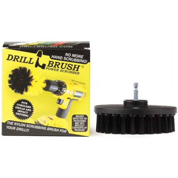 Accesorios Drillbrush para Barbacoa - Accesorios para Parrilla - Cepillo para Parrilla - Removedor de Óxido - 5IN-S-K-QC-DB