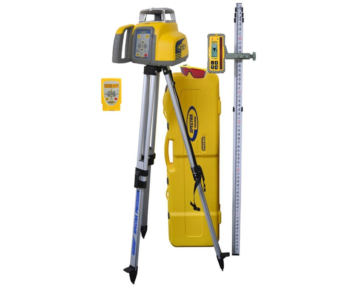 Kit del Sistema Exterior Spectra Precision HV302GC-2 HV302 con Receptor HR320, Control Remoto RC402N, Trípode y Varilla en Pulgadas 369574-NC.