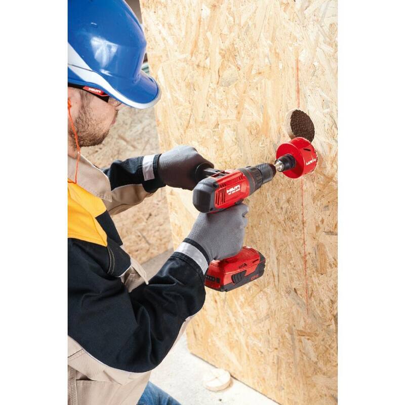 Rotomartillo inalámbrico Hilti de 22 voltios con batería de iones de litio de 1/2 pulgada SF 6H con caja de herramientas - 3554337