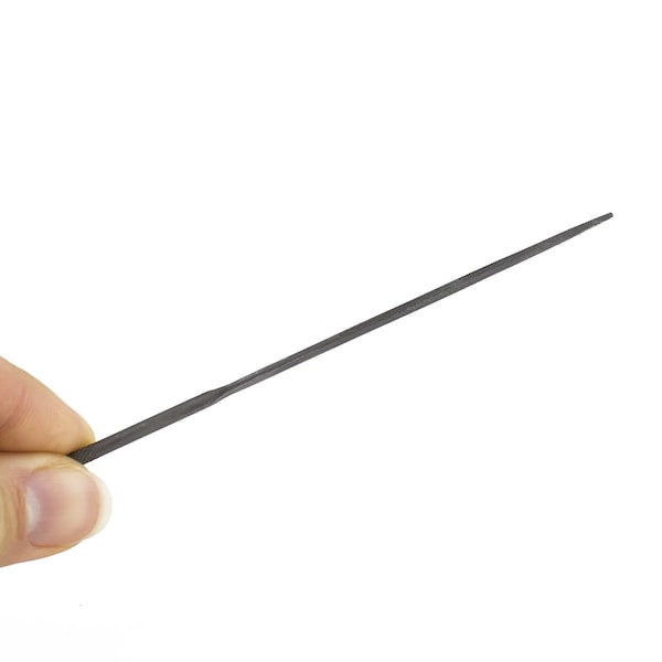Excel Blades Flat Needle File, 5.75" Cut #2 Individual Hobby and Jewelry File, 12pk - 55603