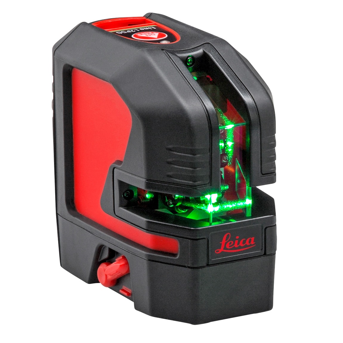 Nivel láser Leica Geosystems de línea cruzada/nivel de plomada verde autonivelante de 115 pies L2P5G