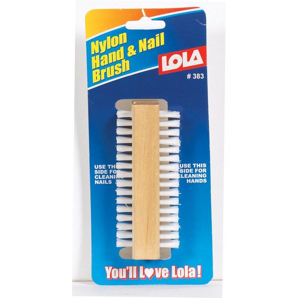 Cepillo de mano y uñas con mango de madera Lola Lola - L383