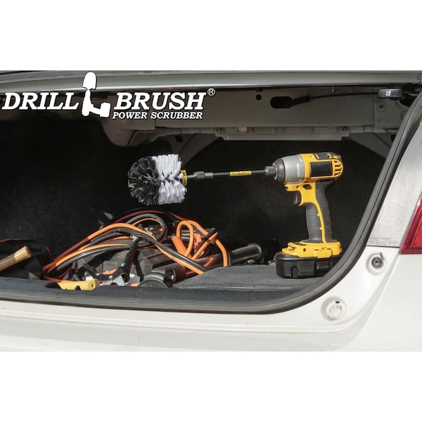 Drillbrush Equipo de Limpieza - Accesorios para Auto - Cepillo Eléctrico - Limpiador de Ruedas - Auto - O-W-5X-QC-DB
