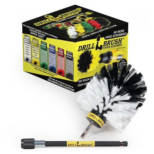 Drillbrush Equipo de Limpieza - Accesorios para Auto - Cepillo Eléctrico - Limpiador de Ruedas - Auto - O-W-5X-QC-DB
