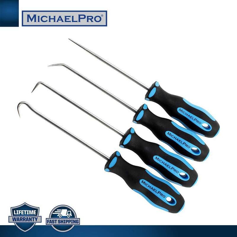 MICHAELPRO Set de herramientas mecánicas de precisión mini de 4 piezas de pico y gancho - MP002006