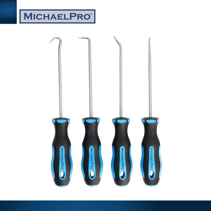 MICHAELPRO Set de herramientas mecánicas de precisión mini de 4 piezas de pico y gancho - MP002006