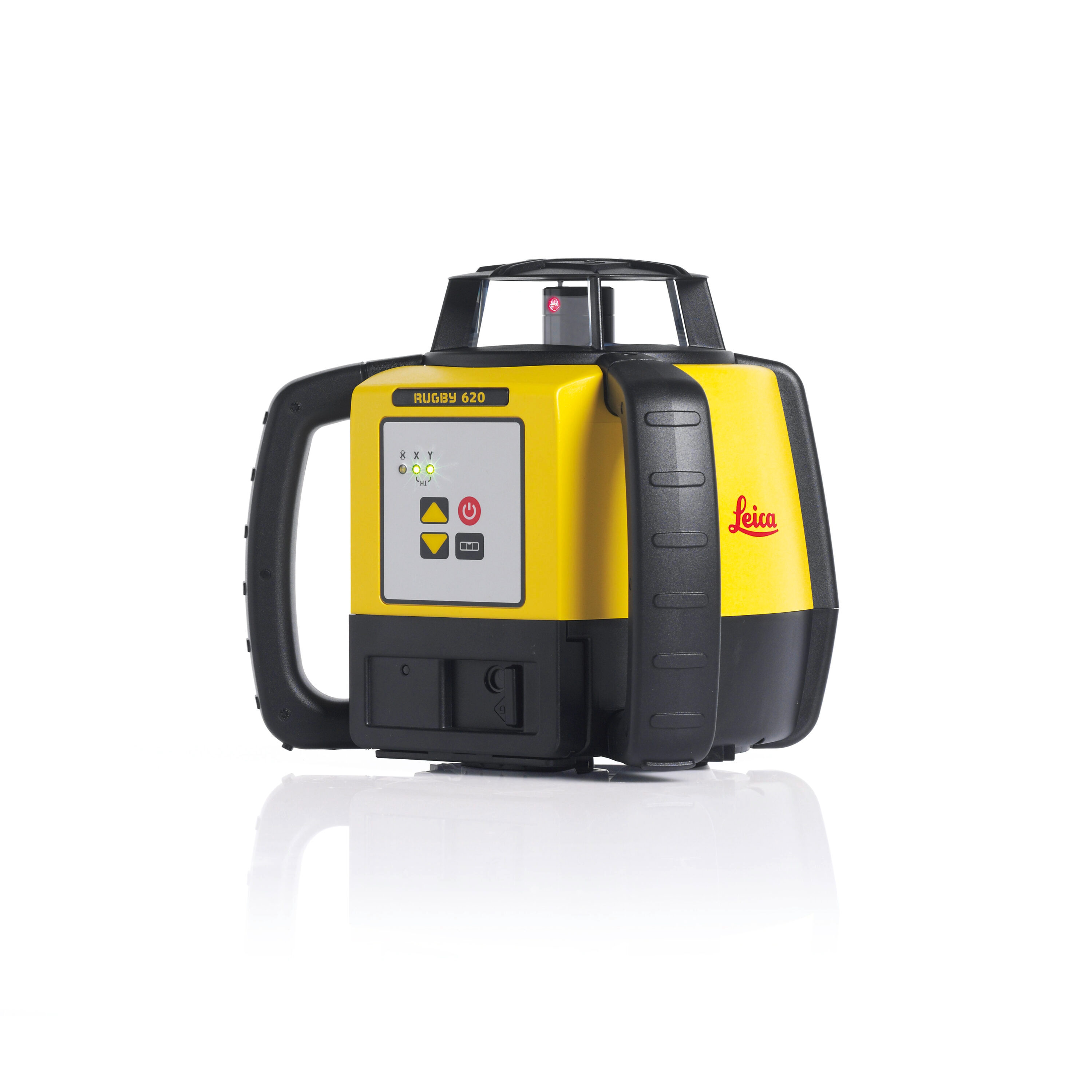 Nivel láser de líneas cruzadas/horizontal autonivelante Leica Geosystems 1970 pies 360 grados Rojo RUGBY 620 RE140