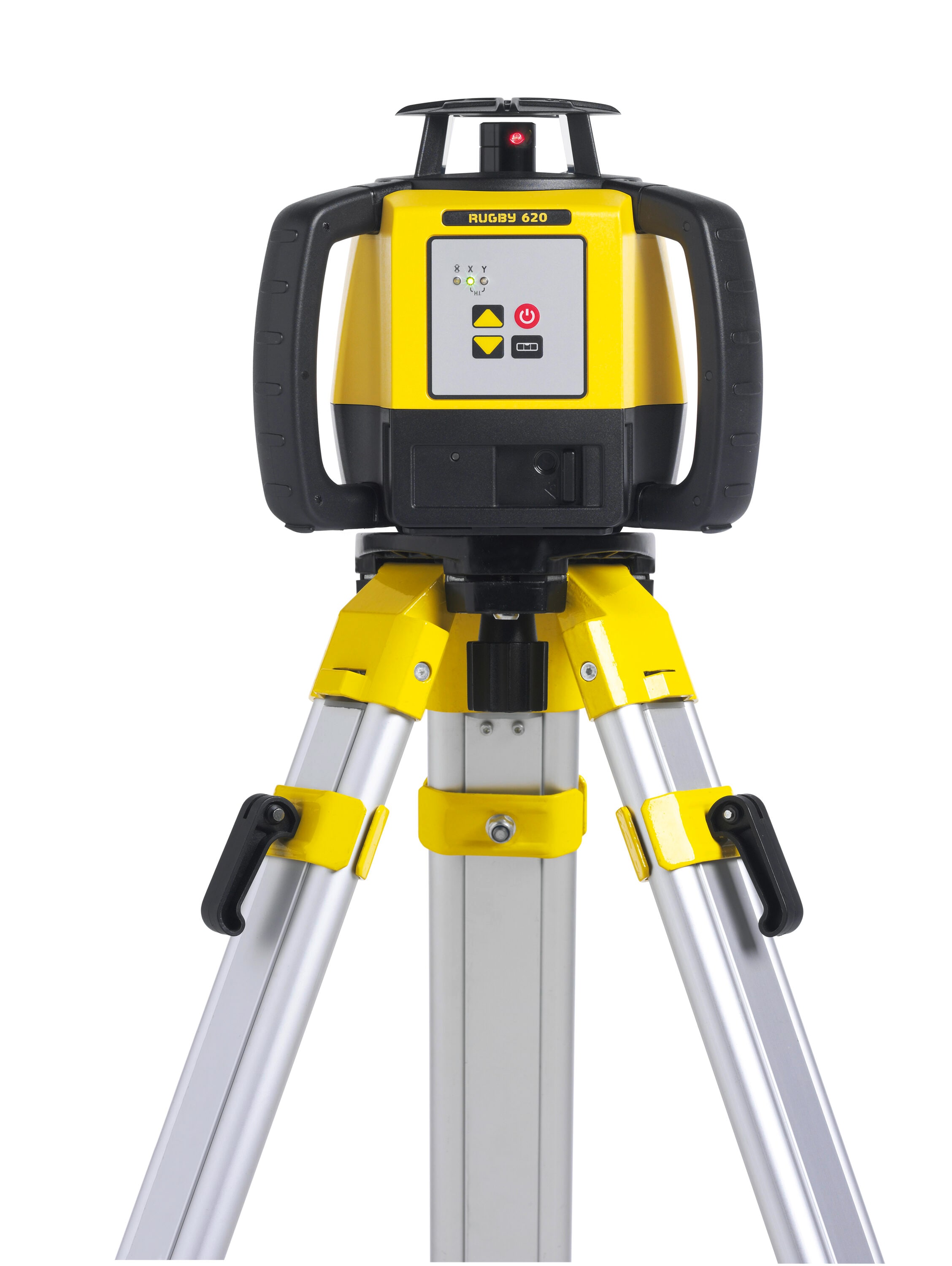 Nivel láser de líneas cruzadas/horizontal autonivelante Leica Geosystems 1970 pies 360 grados Rojo RUGBY 620 RE140