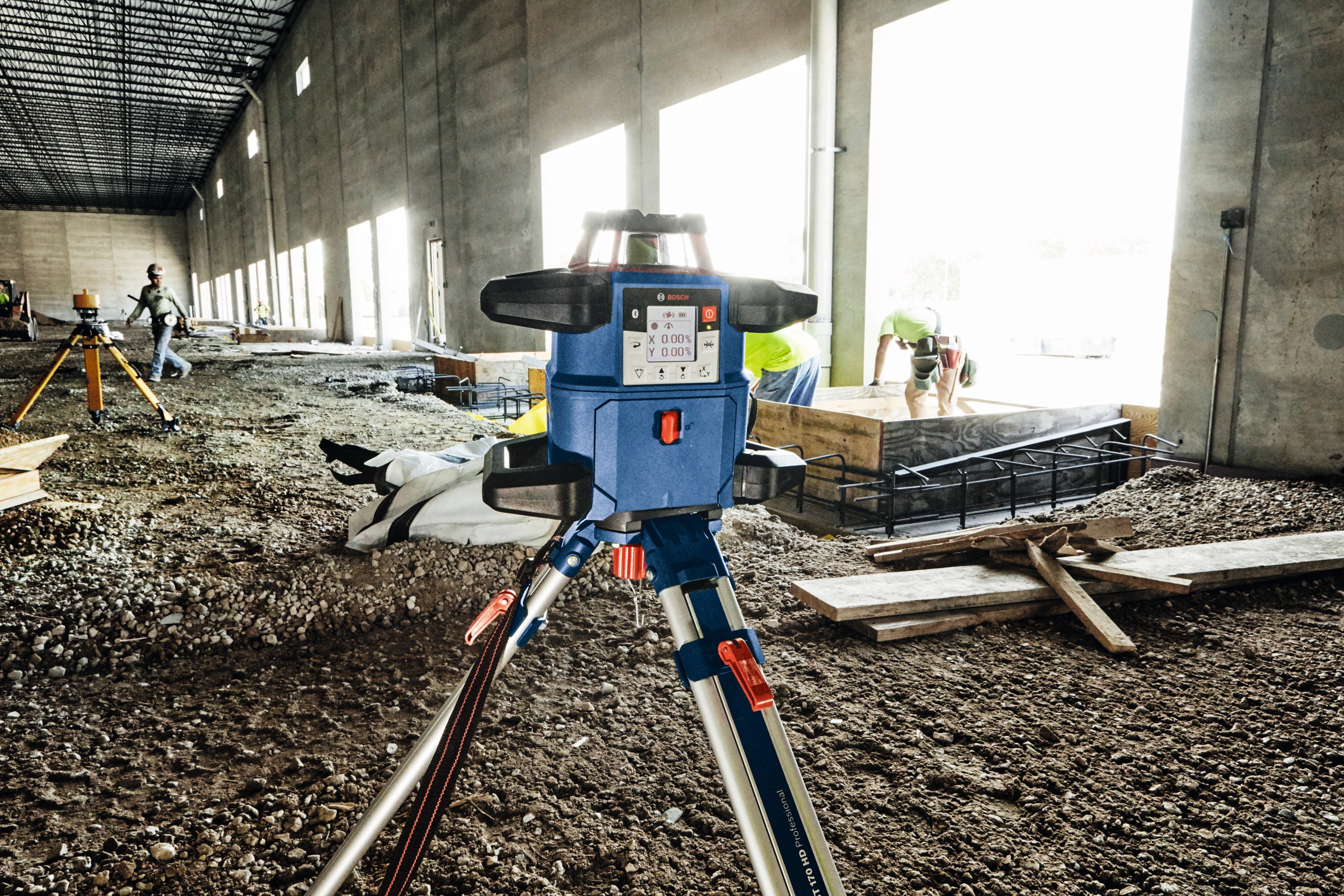 Nivel láser giratorio autonivelante Bosch 4000 pies rojo 360 grados GRL4000-80CHV