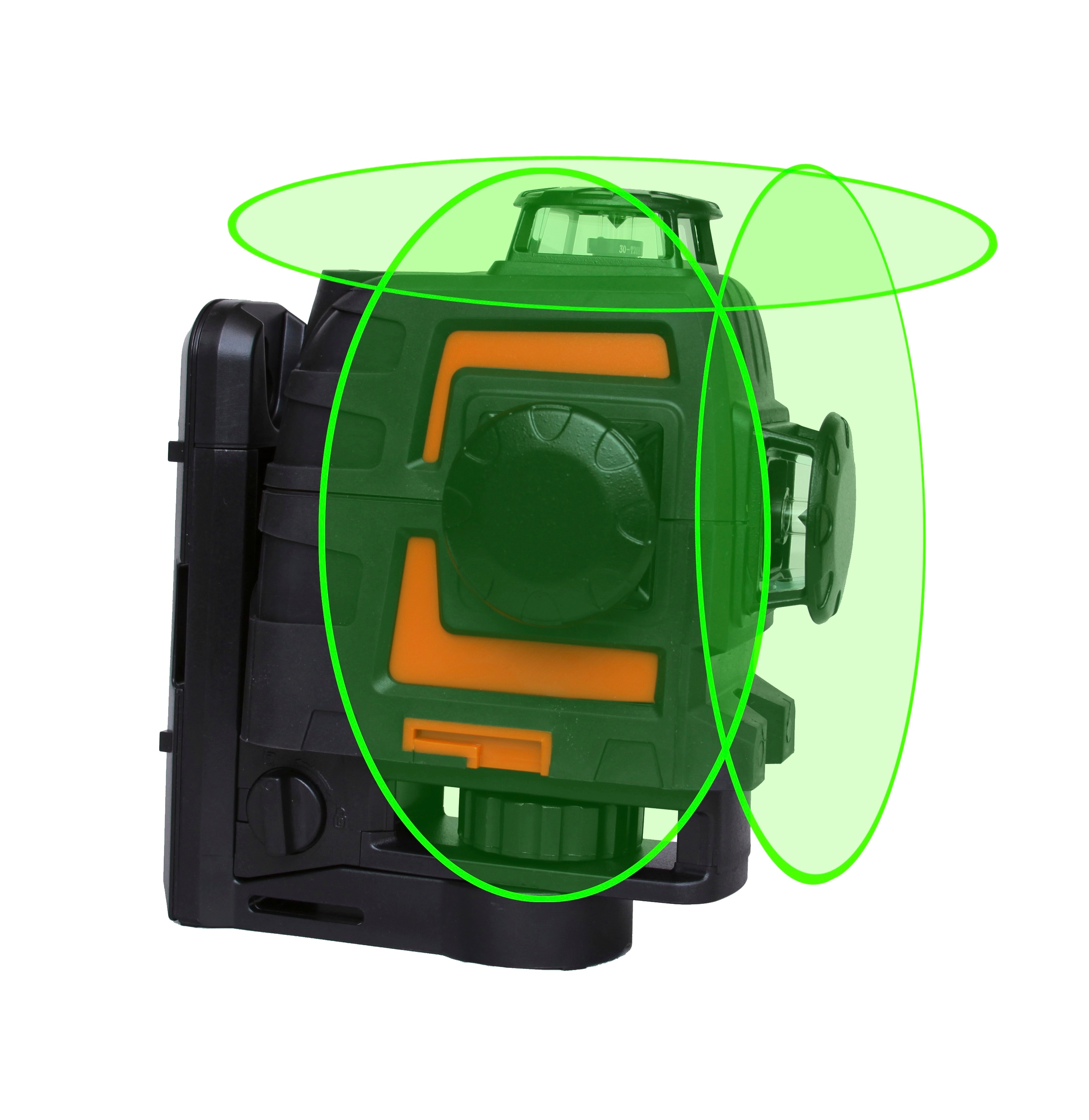 Nivel láser de líneas cruzadas autonivelante Johnson Level de 360 grados, verde, de 200 pies, modelo 40-6674