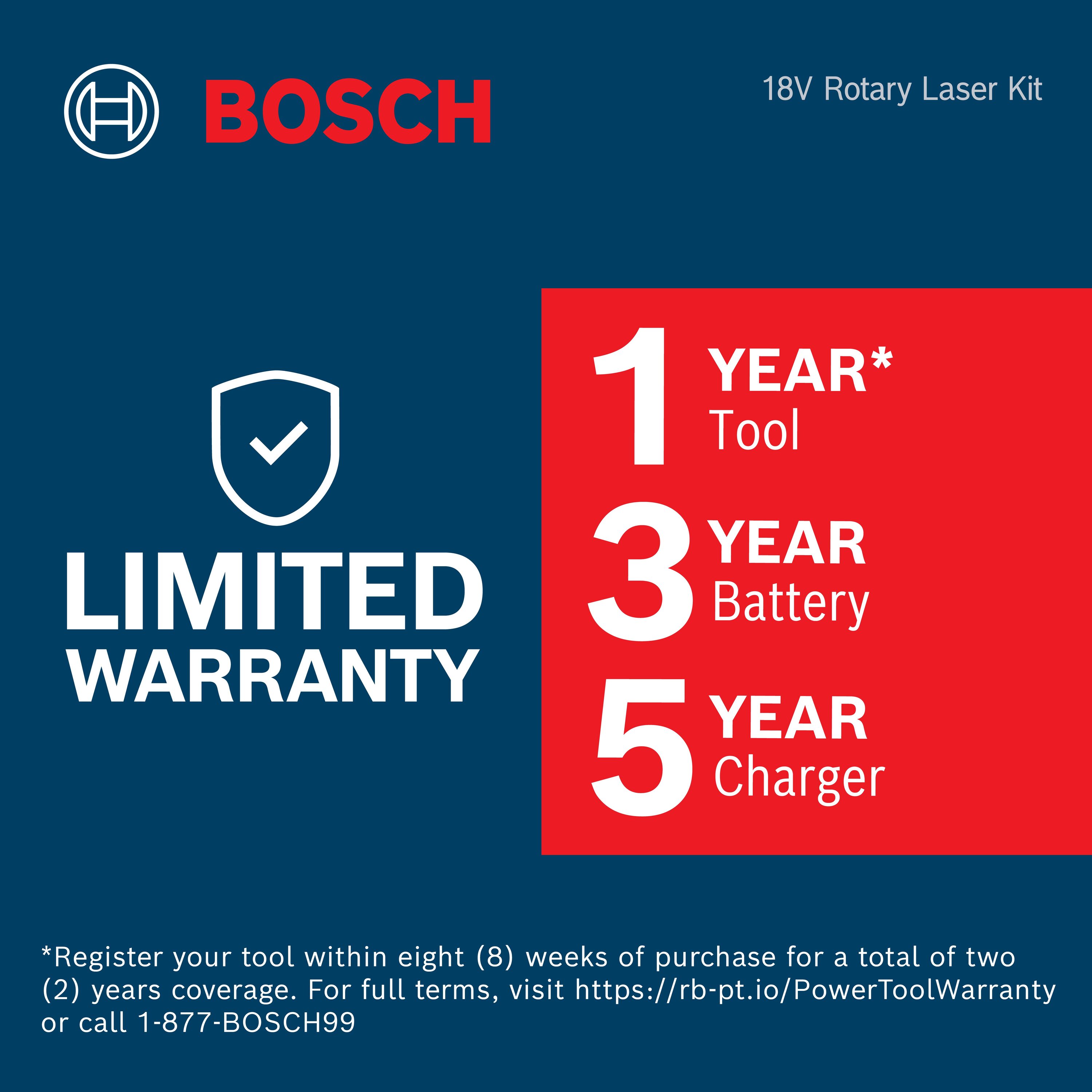 Kit de Nivel láser rotativo autonivelante verde Bosch 4000 pies GRL4000-90CHVGK