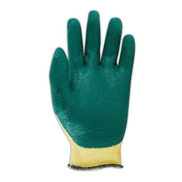 Guantes resistentes al corte Showa, Nivel de corte A3, color verde, Talla L - KV350-L.