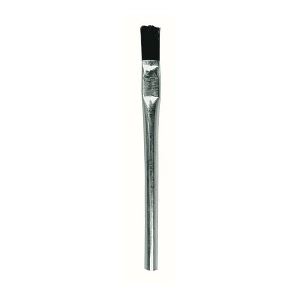 Brocha de ácido Gordon Brush 5/16" Diámetro #2 Nylon/Mango de Estaño, paquete de 144 - AB5N