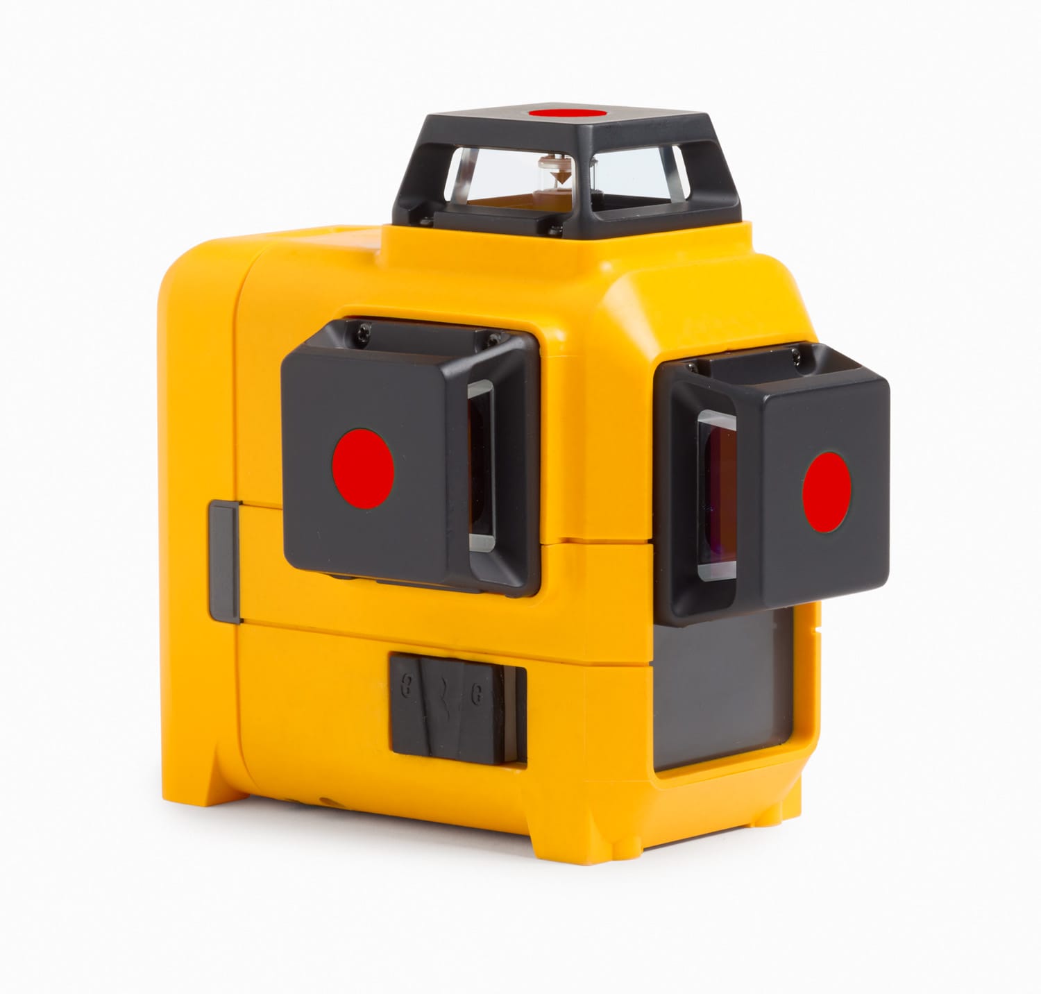 Nivel láser generador de línea auto-nivelante PLS 3X360R Z TOOL de Pacific Laser Systems, 65 pies, rojo, 360 grados.