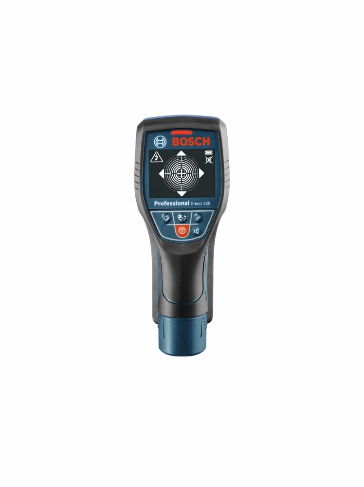 Localizador de montantes de metal y madera Bosch 4.75 pulgadas de profundidad de escaneo D-TECT 120