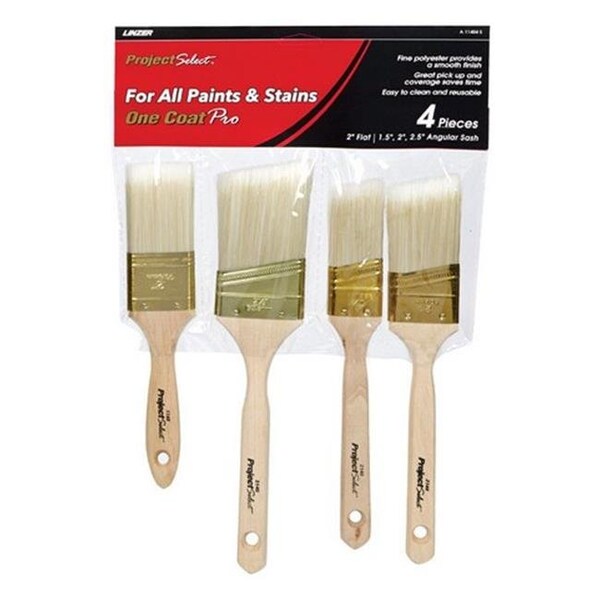 Brochas Linzer Linzer A 11404 S de 4 piezas para Todo Tipo de Pinturas y Manchas - 1586163