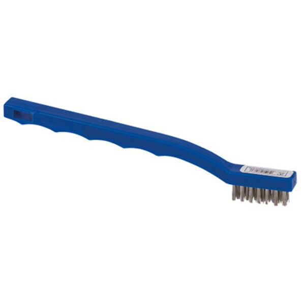 Cepillo de alambre Weldcote con mango de acero inoxidable, 12 piezas - BRUSHSSSH0E