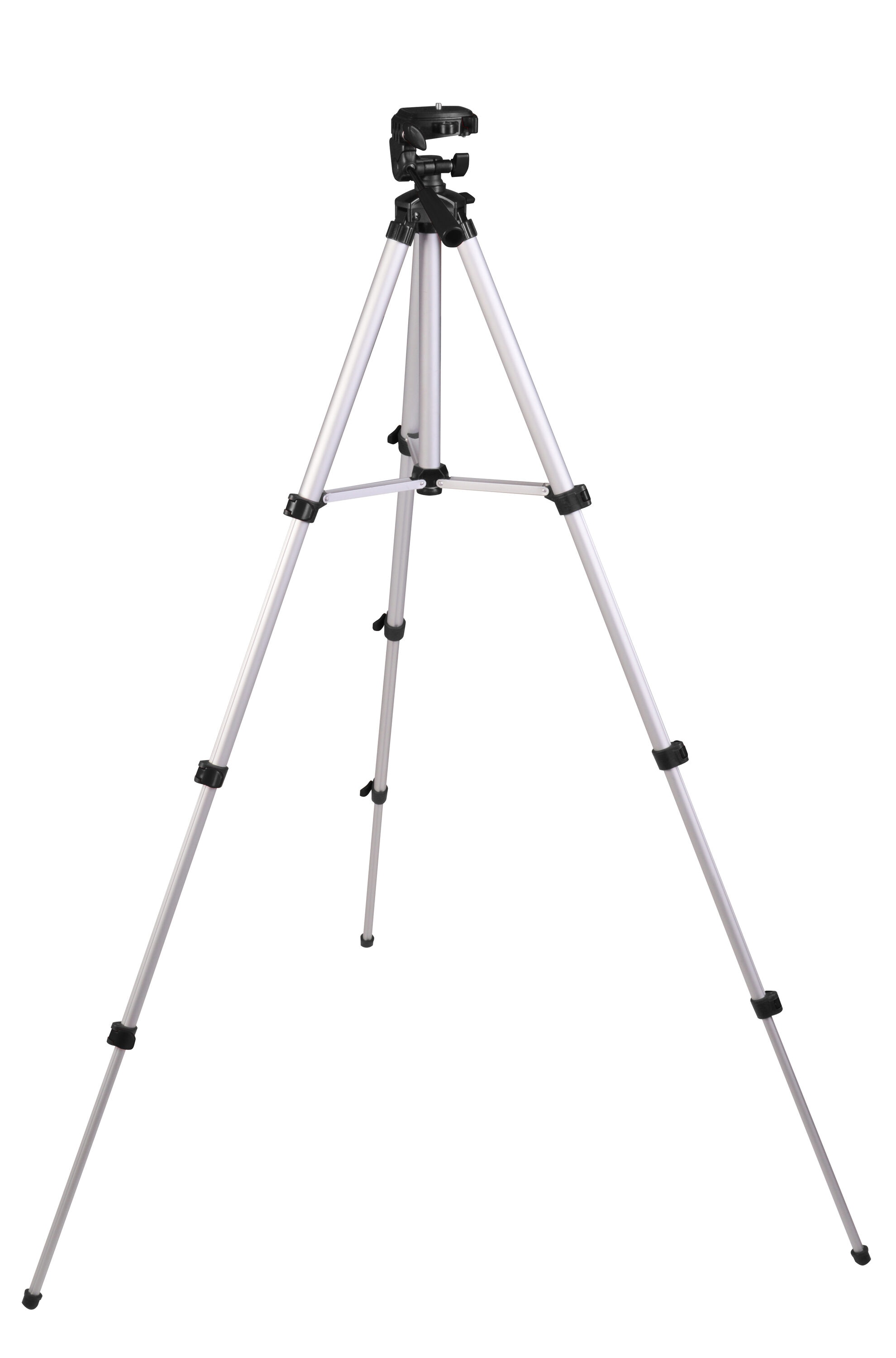 Trípode de aluminio Johnson Level con columna central extensible, altura de trabajo de 16 a 51 pulgadas 40-6796.