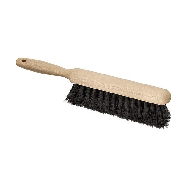 Genuine Joe Cepillo, de mostrador, 2-1/2inPolly Trim, 8inSweep, bloque de plástico de 13 pulgadas, BK - GJO18413