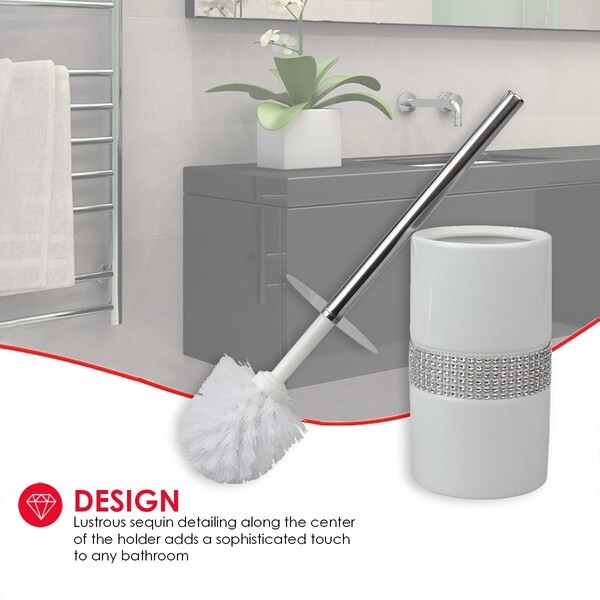 Home Basics Mango 3.75 pulgadas de ancho 3.75 pulgadas de largo, blanco - ZOR96290