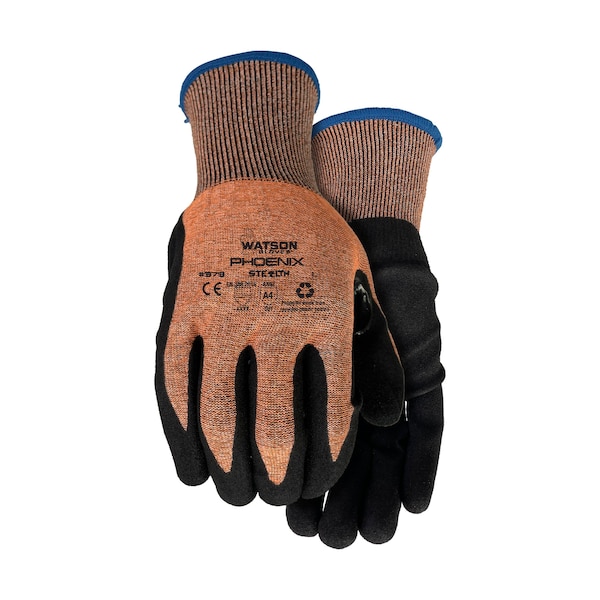 Guantes Watson Phoenix, Resistentes al Corte, Palmas de Nitrilo, Hechos con Material Rpet, S - 379-S