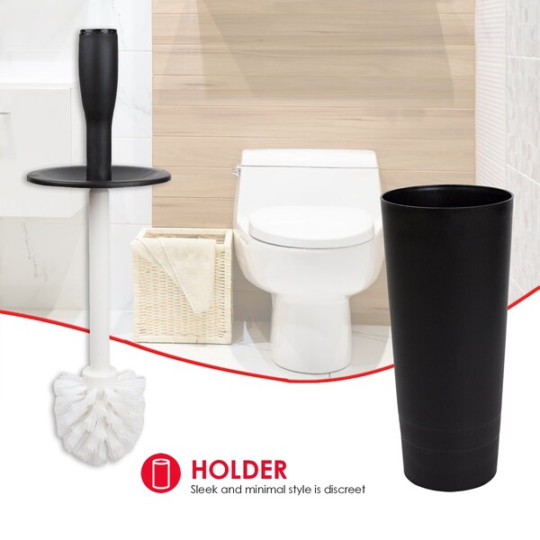 Manija para el hogar Home Basics de 4.5 pulgadas de ancho y 4.5 pulgadas de largo, color negro - ZOR96287