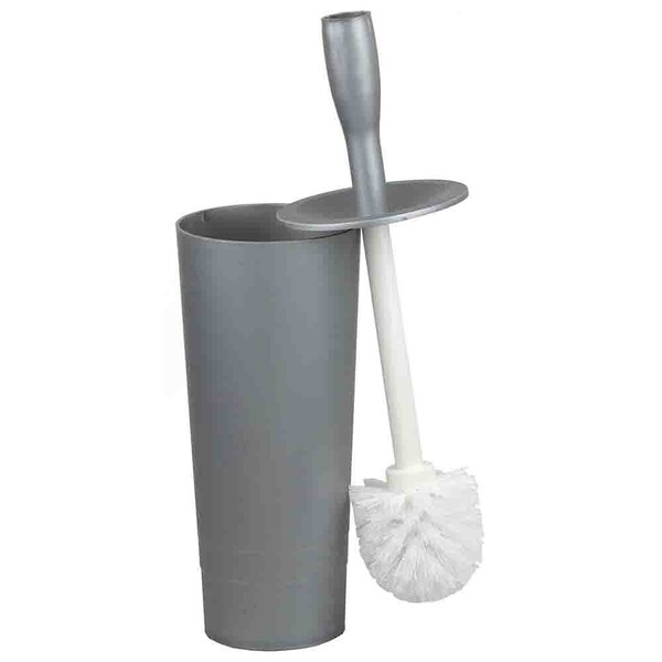 Home Basics 4.5 pulgadas W 4.5 pulgadas L Mango, Gris - ZOR96288
