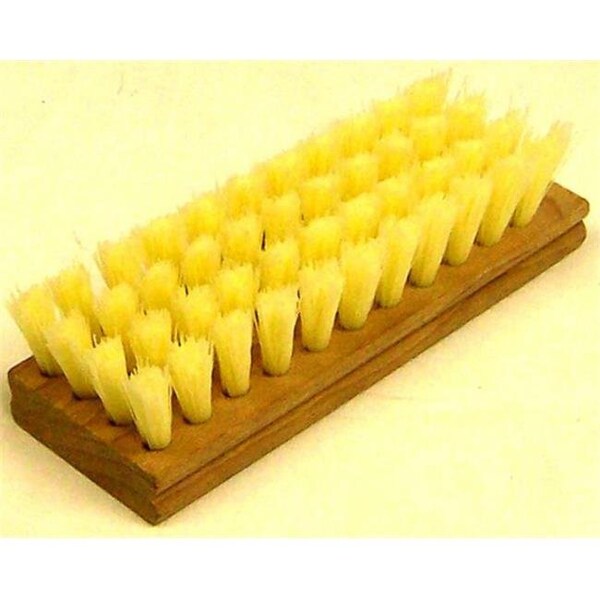 Cepillo de fregar de extremo cuadrado de D.Q.B Industries 461924557 11608, 7.25 pulgadas; 1.12 pulgadas de Polytrim - Blanco - 461924557