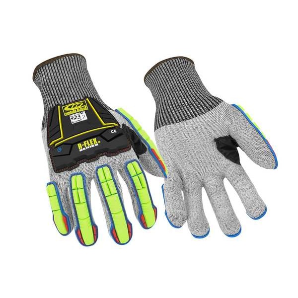 Guantes resistentes al corte Ansell, nivel de corte A5, 13 ga, gris, 2XL - 060-12