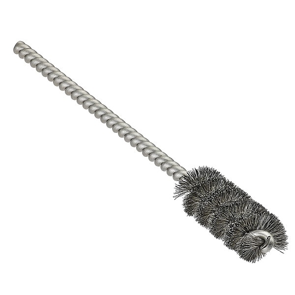 Cepillo para tubo y tubería Tanis, mango de 3 1/4 pulgadas, cerdas de 1 pulgada, color plata, polipropileno, longitud total de 6 1/2 pulgadas - 06251