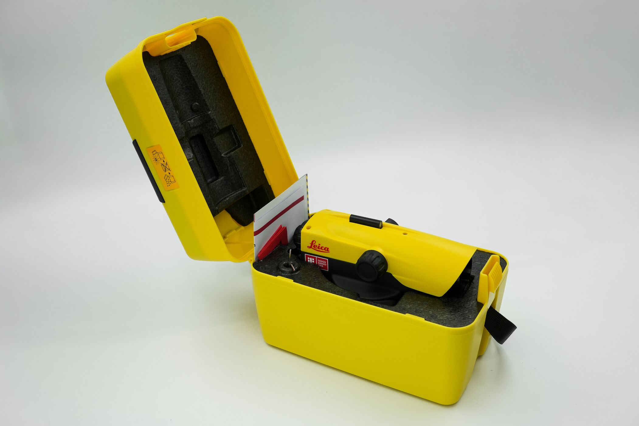 Nivel de línea/superficie con 1 vial de aluminio Leica Geosystems 5.11 pulgadas NA524