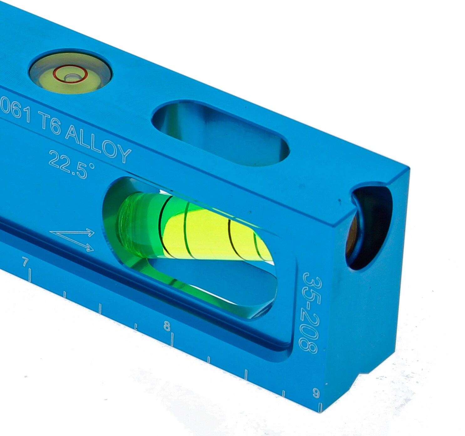 Nivel de conduit magnético de aluminio IDEAL de 9 pulgadas con 5 burbujas 35-208