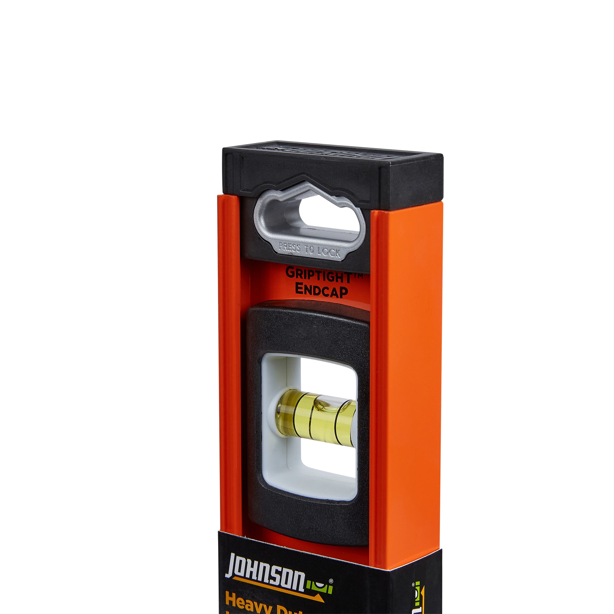 Nivel de aluminio Johnson Level de 24 pulgadas con 3 burbujas y forma de viga I 1253-2400
