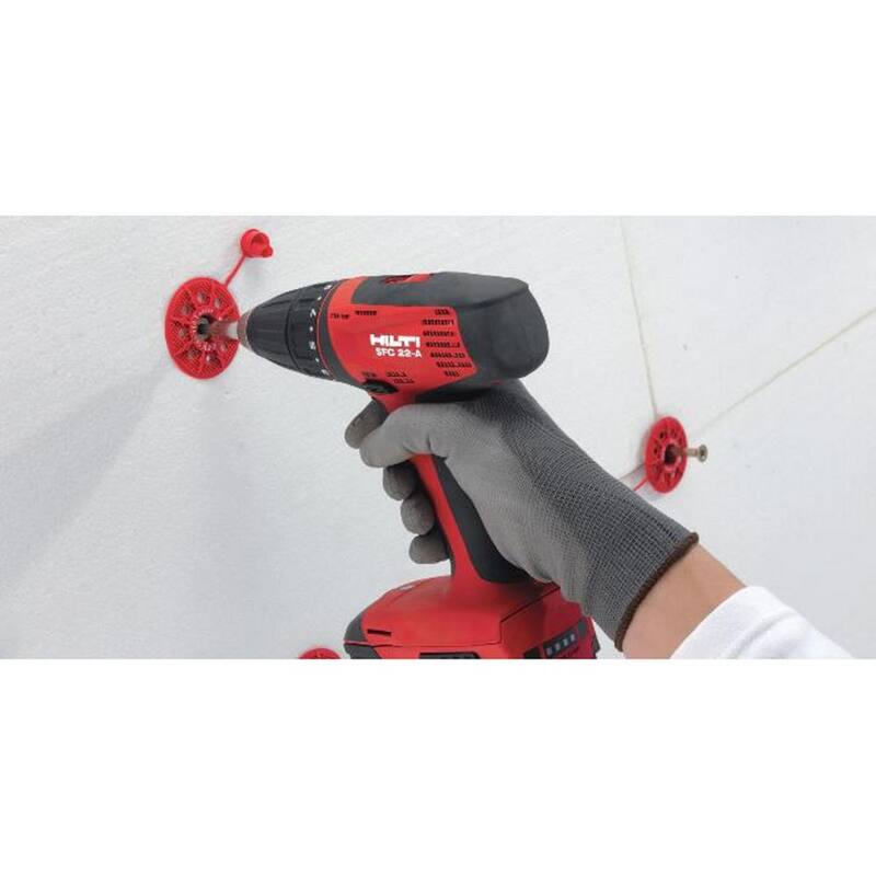 Hilti Taladro compacto inalámbrico de 22 voltios con batería de iones de litio de 1/2 pulgadas SFC 22 Kit (sin bolsa) - 3554488.