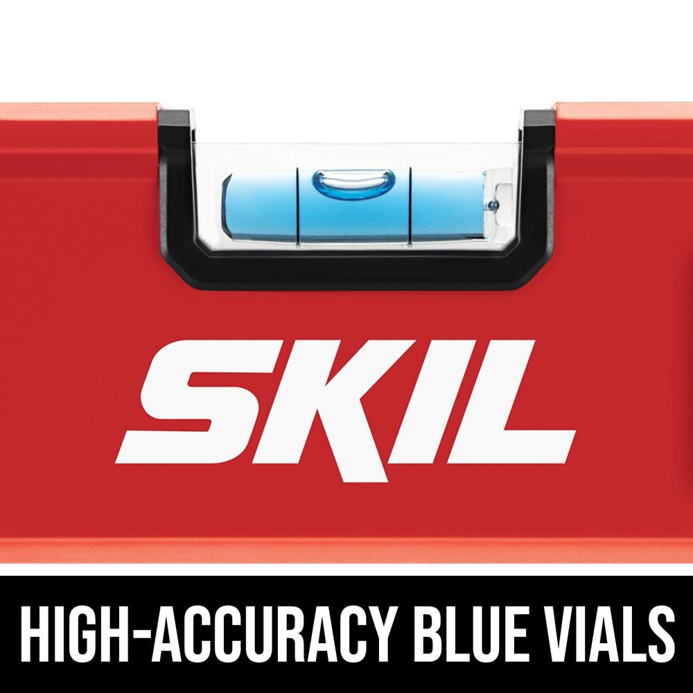 Nivel de caja magnética SKIL Steel de 24 pulgadas con 3 burbujas LV941901
