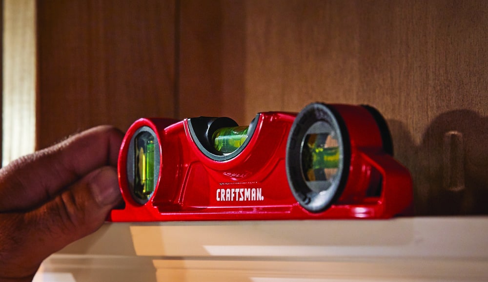 Nivel torpedo magnético de plástico CRAFTSMAN de 9.0 pulgadas con 3 viales modelo CMHT82391