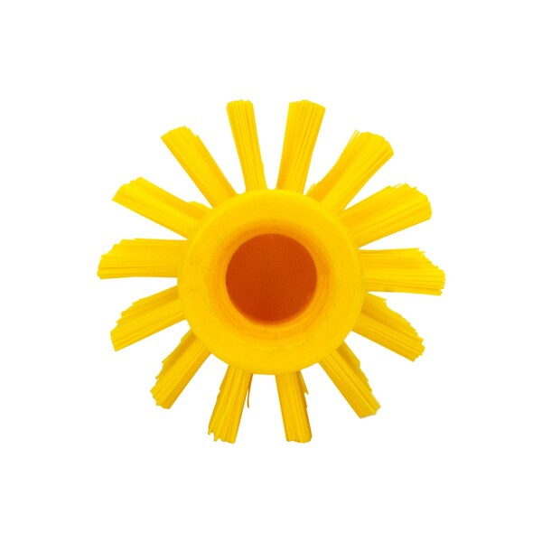 Cepillo para tuberías y válvulas Sparta 2.5 pulgadas W, amarillo, de polipropileno - 45022EC04